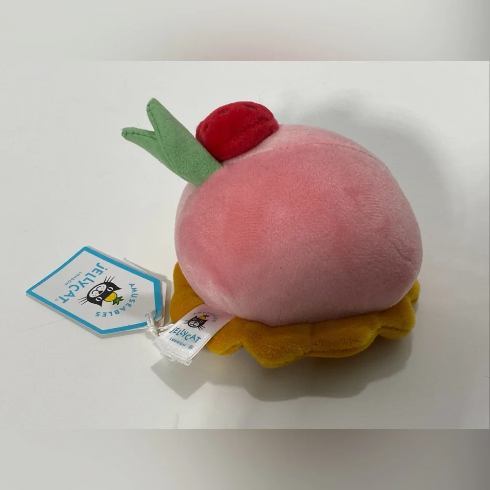 Jellycat Amuseable Food Series Pretty Patisserie DOME FRAMBOISE Plush NEW NWT! - Picture 5 of 9
